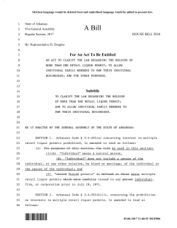 HB2034 - Arkansas General Assembly