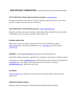 MHSAA - my Virtual Officials Association