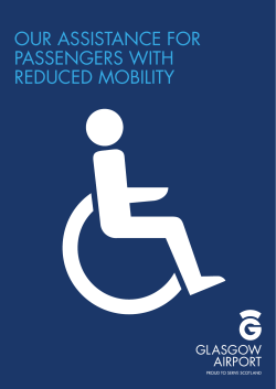 our assistance for passengers with reduced mobility