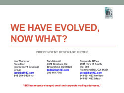 Beer Business Daily - Independent Beverage Group