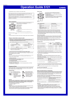Operation Guide 5121