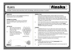 Rules - Planet Finska