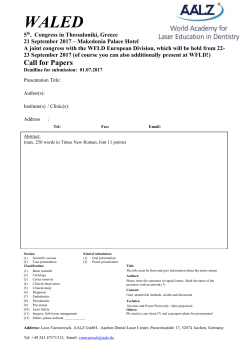 DGL Deutsche Gesellschaft f&uuml;r Laserzahnheilkunde