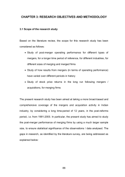 Impact of Mergers and Acquisitions on