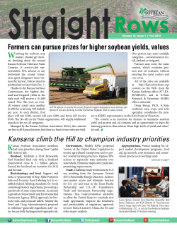Farmers can pursue prizes for higher soybean yields, values