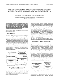 1. introduction - Scientific Bulletin of Electrical Engineering Faculty