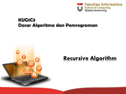 11 &ndash; Recursive
