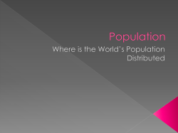 Population Distribution