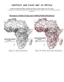 Conflict and Civil War in Africa DBQ AC-uvalax