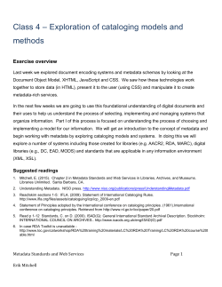 Cataloging using AACR2