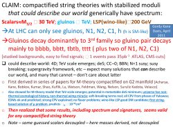 Kane ppt file - Particle Theory