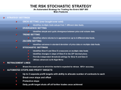 THE RSK STOCHASTIC STRATEGY An Automated