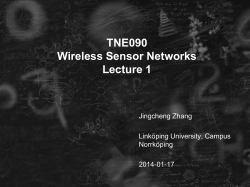 Sensor Networks