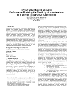 Is your Cloud Elastic Enough?