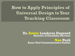 Universal Instructional Design