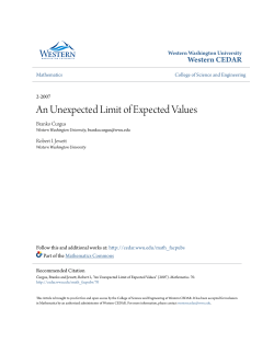 An Unexpected Limit of Expected Values