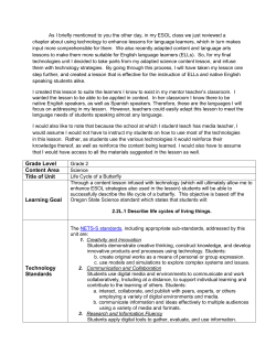 Final Lesson - Western Oregon University