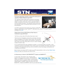 STN News - March 2015 - Chemical Abstracts Service