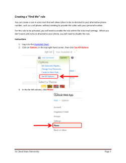 Creating a &ldquo;Find Me&rdquo; rule - HuskyNet
