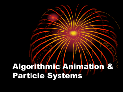 Algorithmic animation