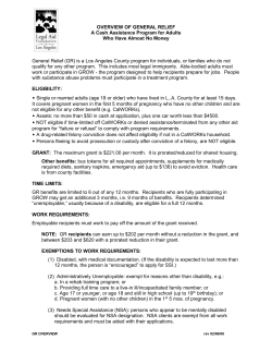 general relief - THP-Plus