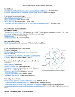 Learn Continuously &ndash; Recommended Resources The IEX Model