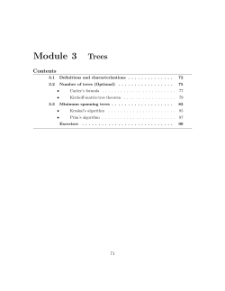 Module 3 Trees