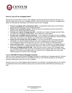 How do I pay off my mortgage faster?