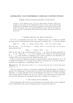 GENERATING NON-NOETHERIAN MODULES