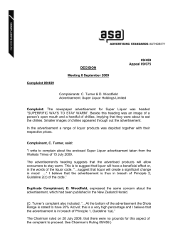 decision - New Zealand Advertising Standards Authority