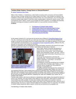 Tankless Water Heaters: Energy Savers or Demand Busters?