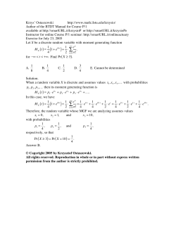 MX t( )= ( ). MX t( )