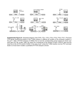 Supplemental Figure S1. Schematic diagram of the PYR1, PYL1