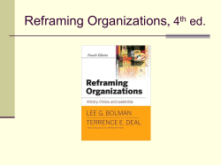 Chapter 13 - Lee Bolman