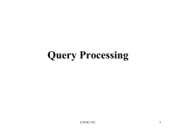 queryProcessing