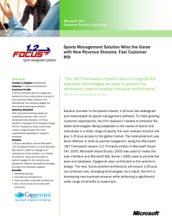 Sports Management Solution Wins the Game with New