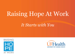 Campaign Duration - Giving at UF Health Office of Development