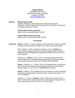 Meghan H - College of Liberal Arts, CSULB