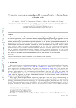 Complexity, economic science and possible economic benefits of