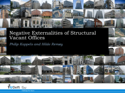 Negative Externalities of Structural Vacant Offices