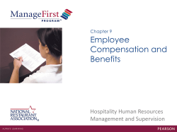 Chapter 9 Employee Compensation and Benefits Key Terms