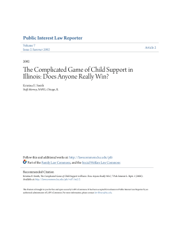 The Complicated Game of Child Support in Illinois