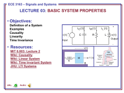 1.4, 1.5 - The Institute for Signal and Information Processing