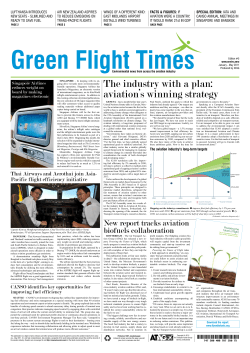 The industry with a plan: aviation`s winning strategy