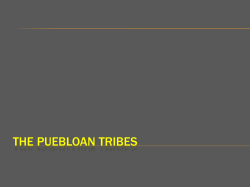 The Puebloan Tribes