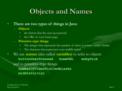 Things, types and names -- discussion - Rose