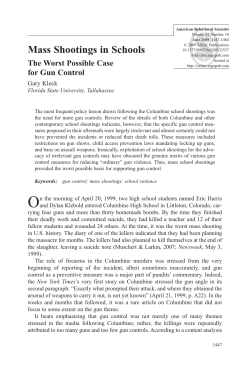 Mass Shootings in Schools The Worst Possible