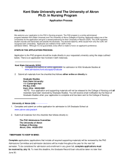 Application Packet