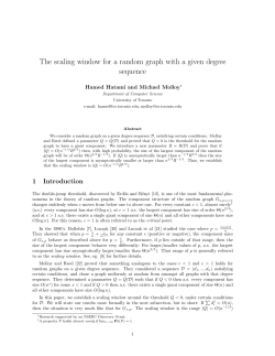 The scaling window for a random graph with a given degree sequence