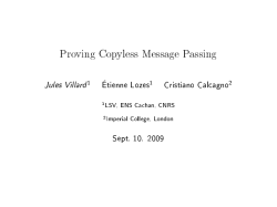 Proving Copyless Message Passing
